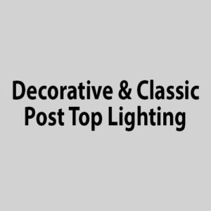 Decorative/Classic Post Top