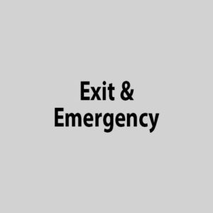 Exit & Emergency