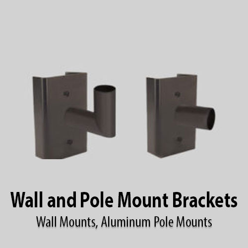 Wall-and-pole-mount-brackets