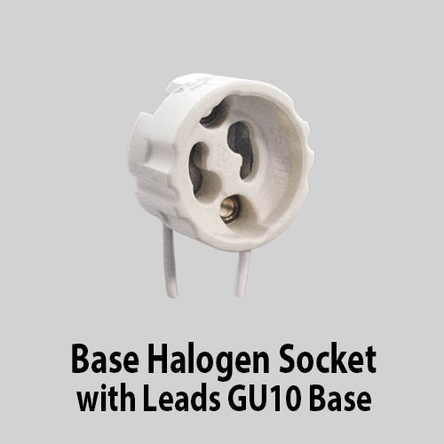 Base-Halogen-Socket-with-Leads-GU10-Base