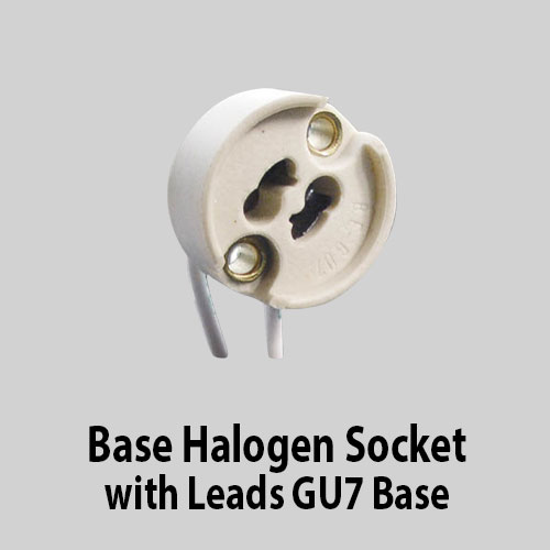 Base-Halogen-Socket-with-Leads-GU7-Base