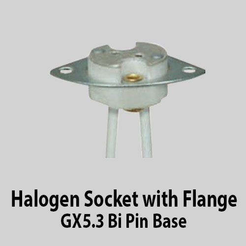 Halogen-Socket-with-Flange-GX5.3-Bi-Pin-Base