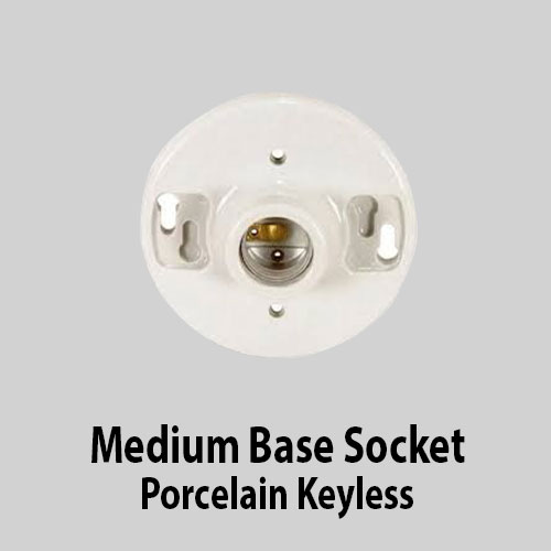 Medium-Base-Socket-porcelain-Keyless