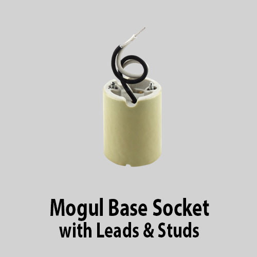 Mogul-Base-Socket-with-Leads-&-Studs
