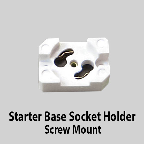 STARTER-BASE-SOCKET-HOLDER-SCREW-MOUNT